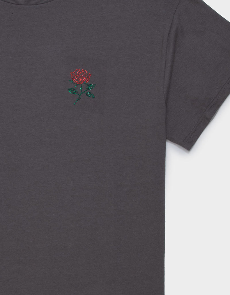 Rose  Rhinestone Tee